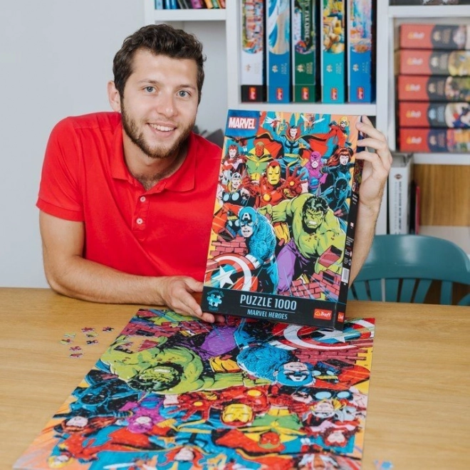 TREFL Puzzle Premium Plus Marvel: Marvel Heroji 1000 dijelova