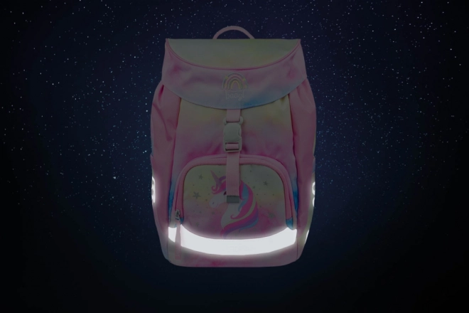 BAAGL Školski ruksak Airy Rainbow Unicorn