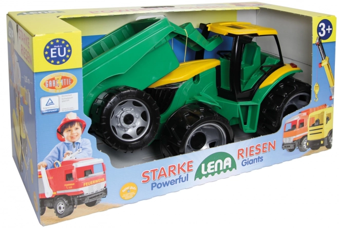 Lena traktor bez žlice i bagera s prikolicom