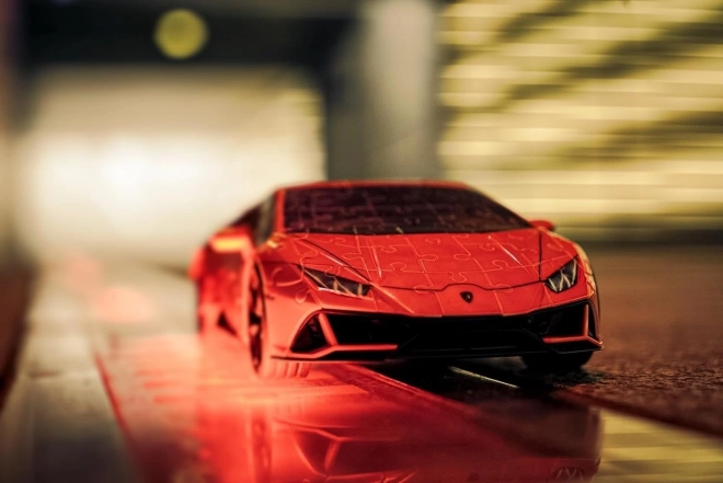 Puzzle 108 dijelova 3D Vozila Lamborghini Huracan Evo Arancio