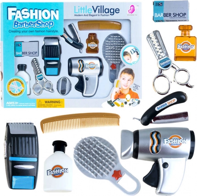 Dječji frizerski set Elegant BARBER + pribor