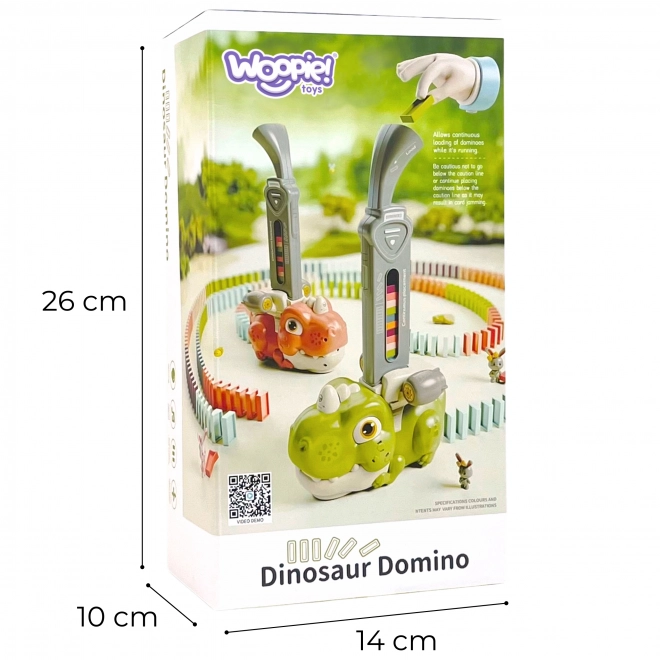 Električna lokomotiva dinosaurus na kocke Domino