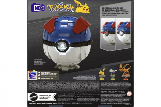 Konstrukcijski set Mega Construx Velika Poké lopta