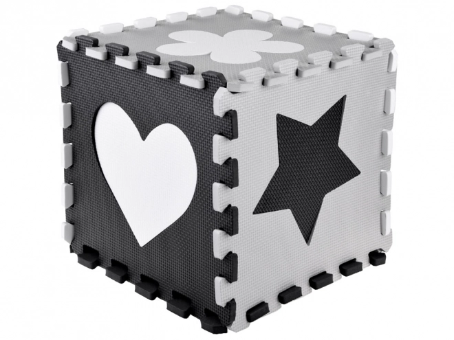 Kontrastna pjenasta podloga za puzzle s oblicima