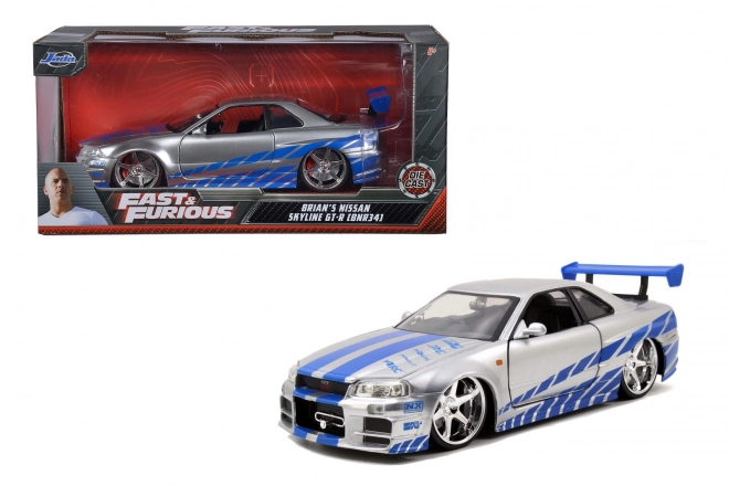 Brzi i žestoki auto 2002 Nissan Skyline 1:24