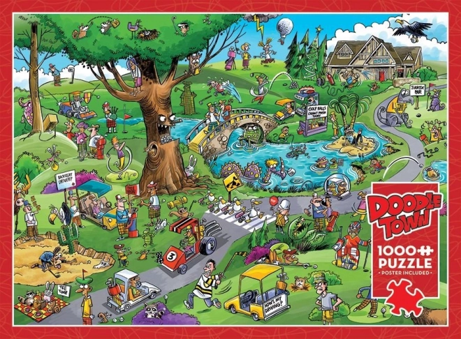 Puzzle DoodleTown: Tipični golf 1000 komada