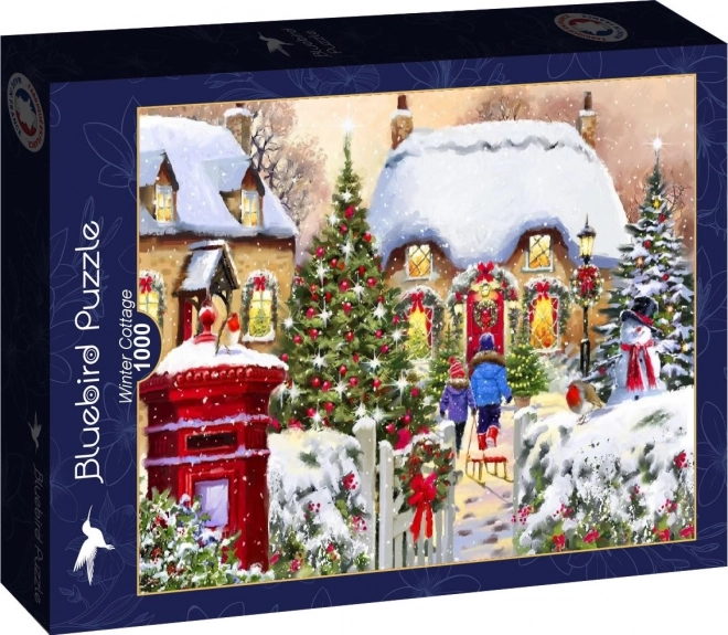 Puzzle Zimska kućica 1000 komada