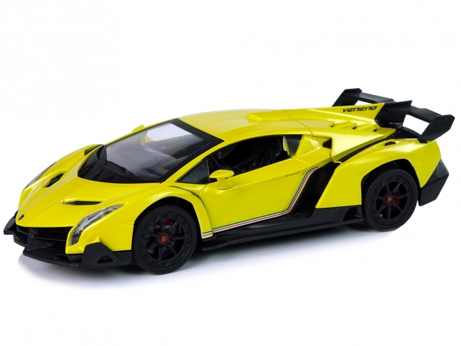Daljinski upravljani Lamborghini Veneno Žuti 2.4G daljinsko upravljanje volanom Zvukovna svjetla