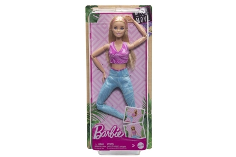 Barbie u pokretu - Plavuša s plavim tajicama HRH27
