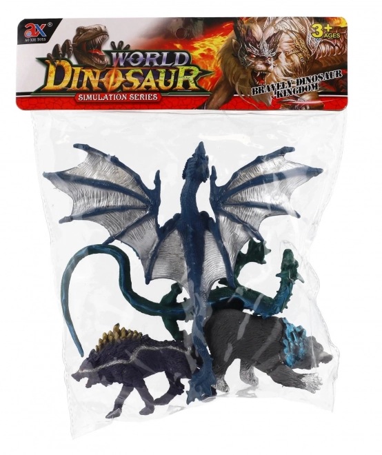 Set plastičnih fantastičnih životinja 4 kom