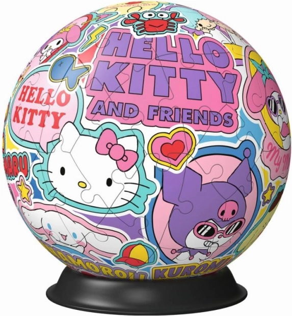 3D puzzle kugla Hello Kitty EasyClick