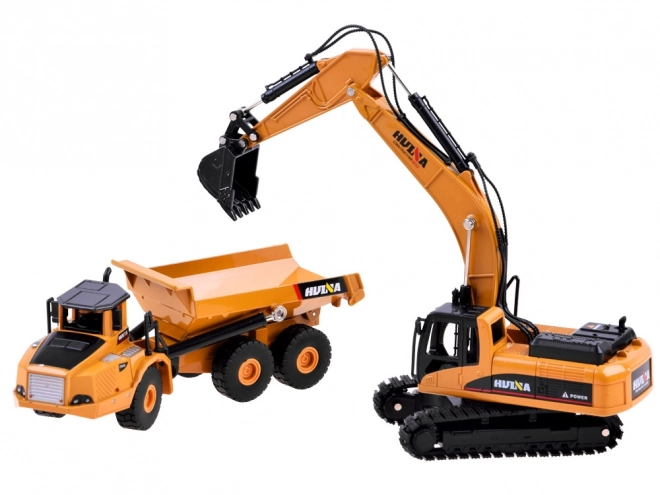 Set metalni bager + kiperi modeli 2u1 ZA3910