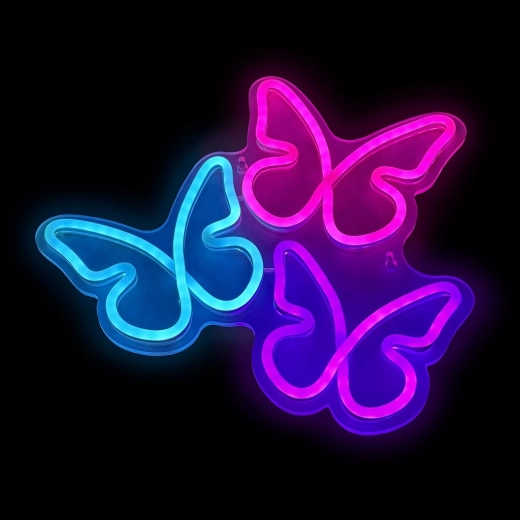 2Kids Toys LED neon lampica leptiri za vješanje