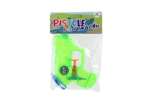 Plastični vodeni pištolj 11x10 cm 2 boje u vrećici
