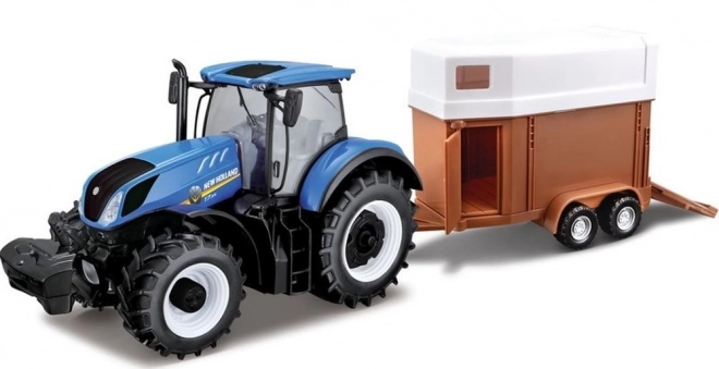 Farma Traktor New Holland s prikolicom za konje
