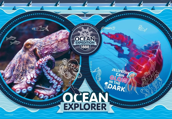 Puzzle National Geographic: Oceanska ekspedicija 180 dijelova
