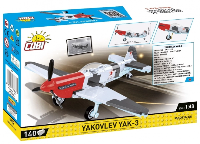 Konstrukcijski set Yakovlev Yak-3