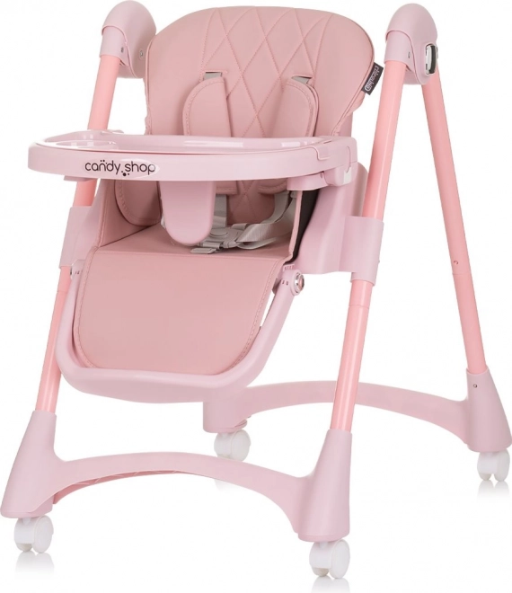CHIPOLINO Dječja Stolica Za Jelo Candy Shop Flamingo