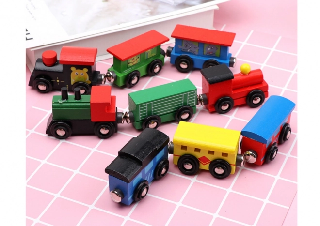 Set drvenih lokomotiva s magnetom 12 komada