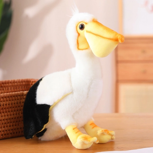 Plišani pelikán 24 cm – mekana mazna igračka