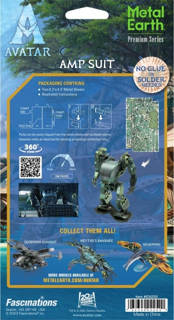 METAL EARTH 3D puzzle Premium Serija: Avatar AMP Odijelo