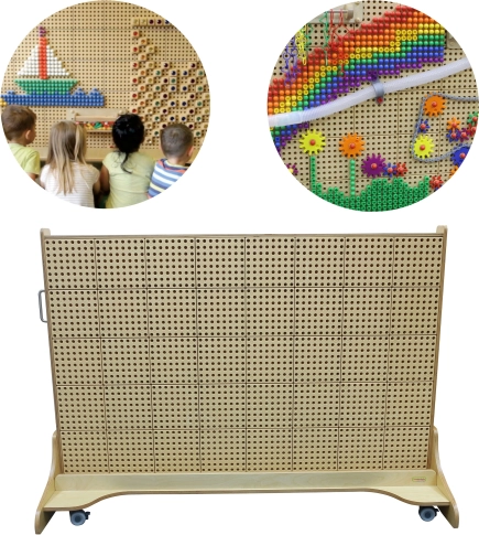 MASTERKIDZ samostojeća kreativna STEM ploča 166 × 125 cm