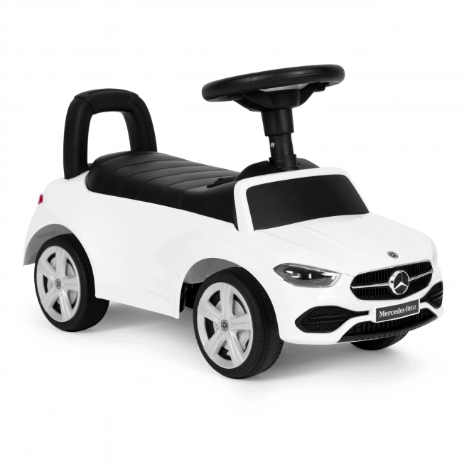 Dječji automobil Mercedes C KLASA interaktivni volan zvuči bijelo