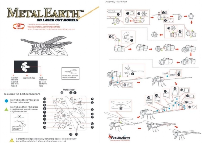 METAL EARTH 3D puzzle Vretenca