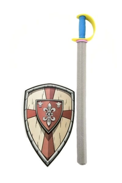 Mač s pjenastim štitom 75cm u mreži