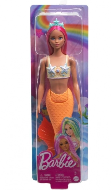 Lutka Barbie Sirena s narančastim repom