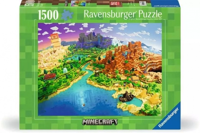 Puzzle 1500 dijelova Minecraft World