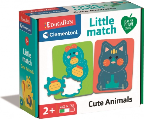 Dopasowanka slatka životinjica CLEMENTONI – drvene puzzle za najmlađe