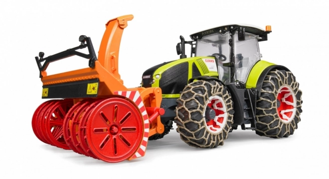 Bruder traktor Class Axion 950 sa snježnim frezama