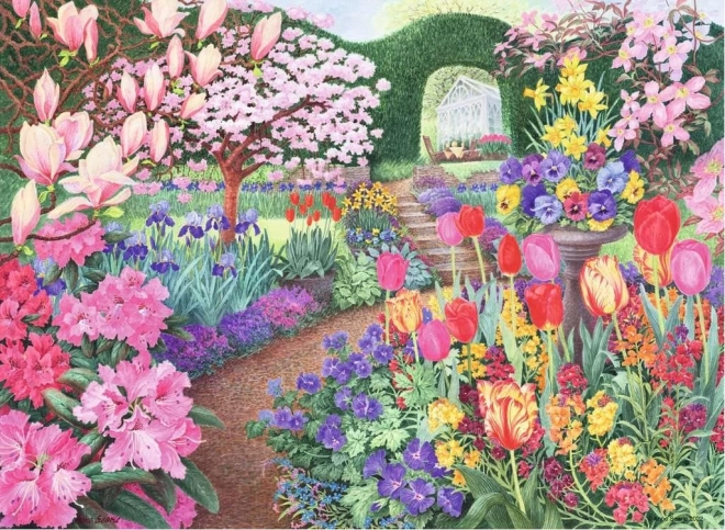 RAVENSBURGER Puzzle Prekrasni vrtovi 4x500 dijelova