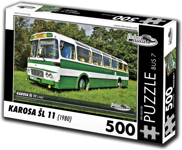 Puzzle Retro-auta Karosa ŠL 11 autobus (1980) 500 dijelova