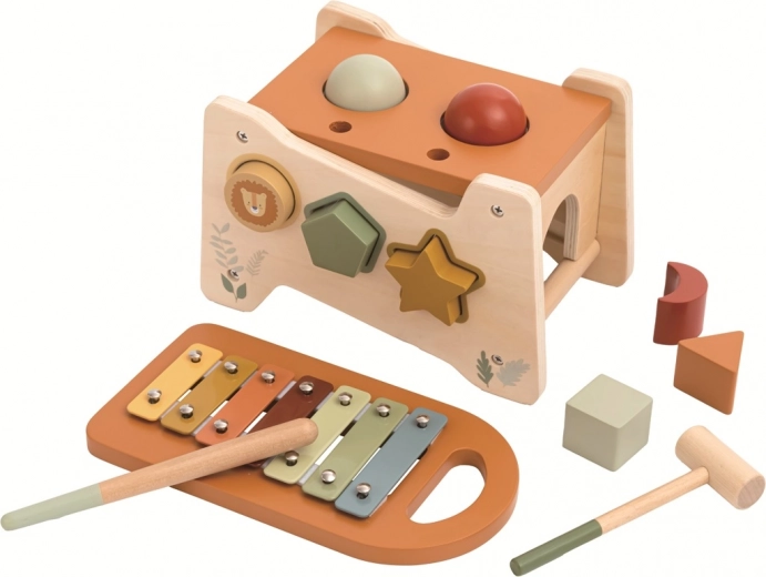 Multifunkcionalni čekić za udaranje s ksilofonom 2Kids Toys