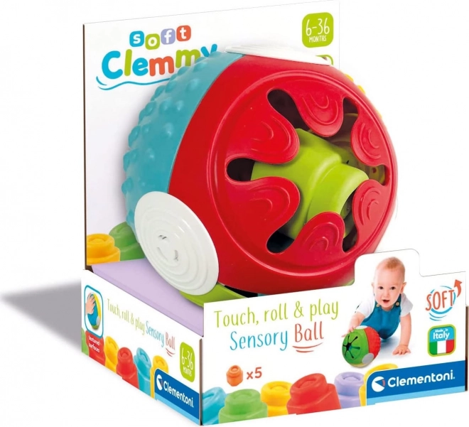 CLEMENTONI SOFT CLEMMY Senzočki umetak s kockama