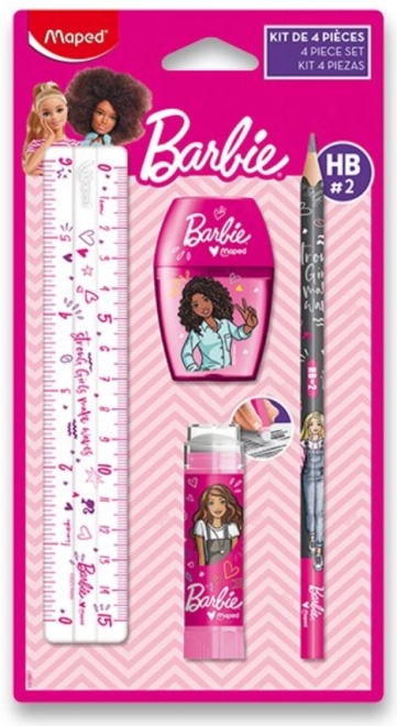 MAPED Set za Pisanje Barbie 4kom