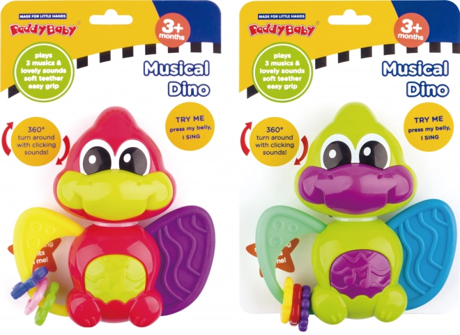 Dino plišana igračka s efektima 12 cm - Maamaa