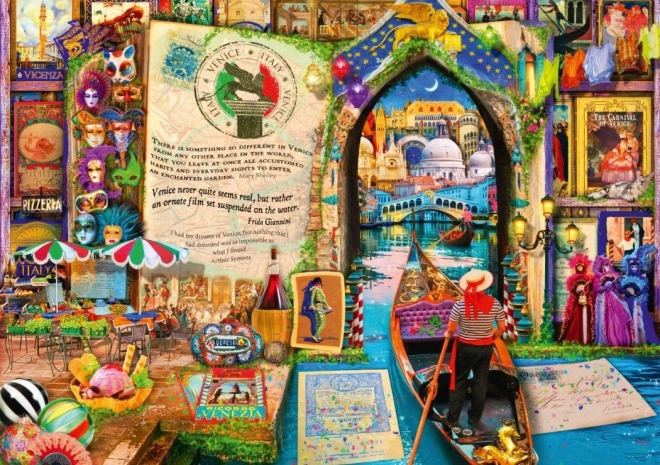 Puzzle Život kao otvorena knjiga: Venecija 4000 dijelova BLUEBIRD
