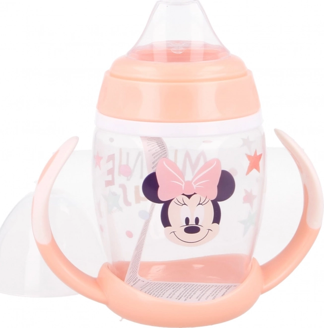 STOR Šalica s ručkama i silikonskim usnikom 270ml Minnie