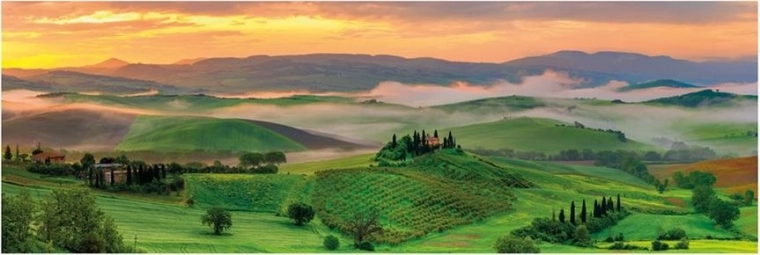 Panoramske puzzle DINO – Zalazak sunca, 1000 dijelova
