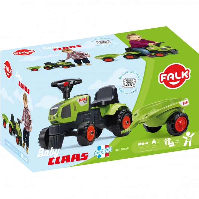 Guralica - traktor Claas s volanom i prikolicom