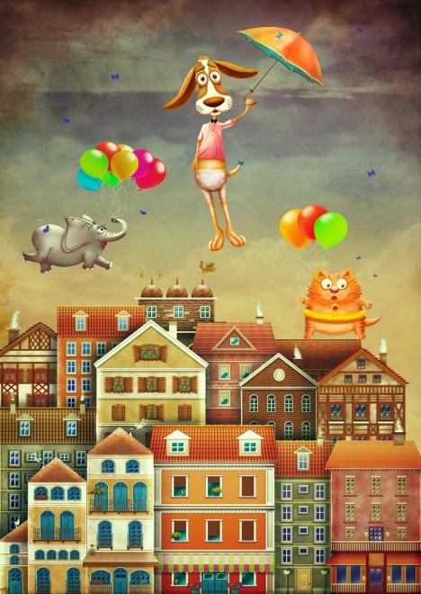 Puzzle ENJOY iznad grada – 1000 dijelova