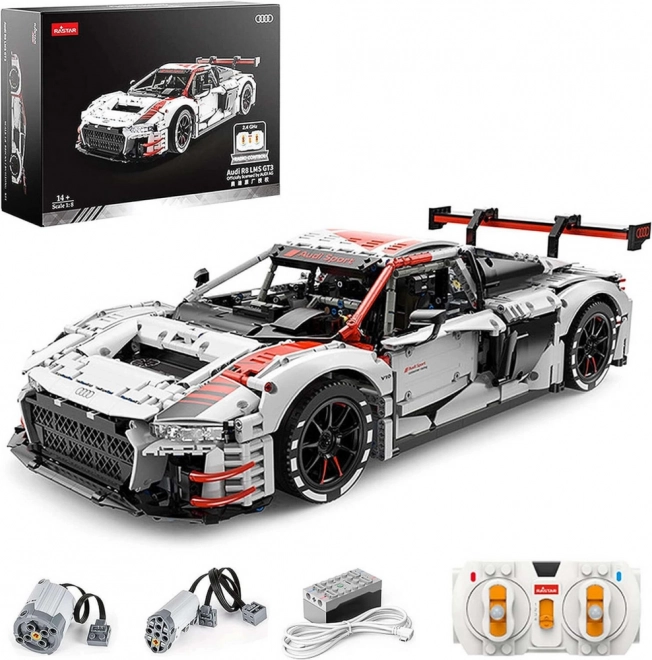 Konstrukcijska igračka RC Auto Audi R8 1:8 od Rastar s 3322 dijelova