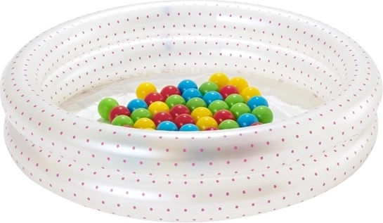 Nafukavajući bazenčić s lopticama 91 × 20 cm BESTWAY + 50 loptica – Plava