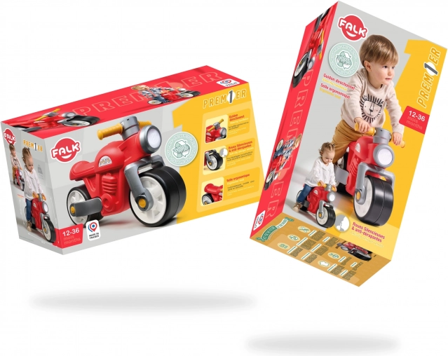 Dječji Bicikl Retro Motor Crvena 1+