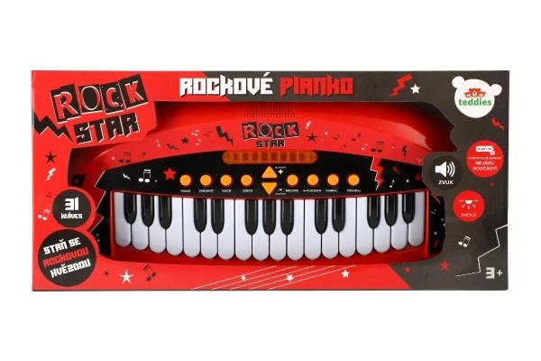 Dječje klavirčić ROCK STAR s 31 tipkama