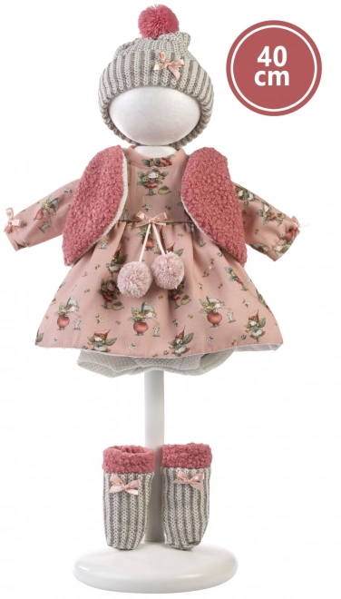 Realistična lutka Lucia 40 cm s mekanim platnenim tijelom