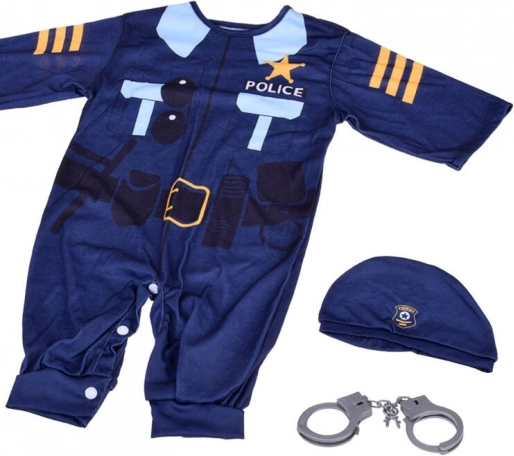 Dječji policijski kostim s kapom i lisicama